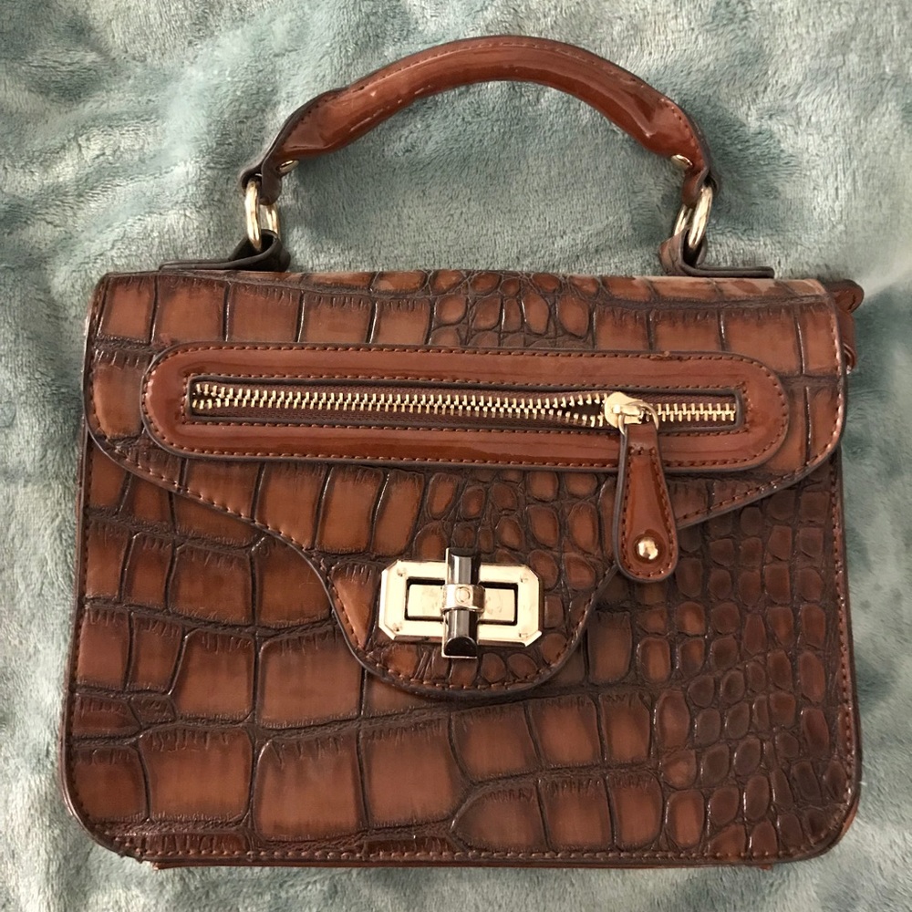 Brown Leather Handbag
